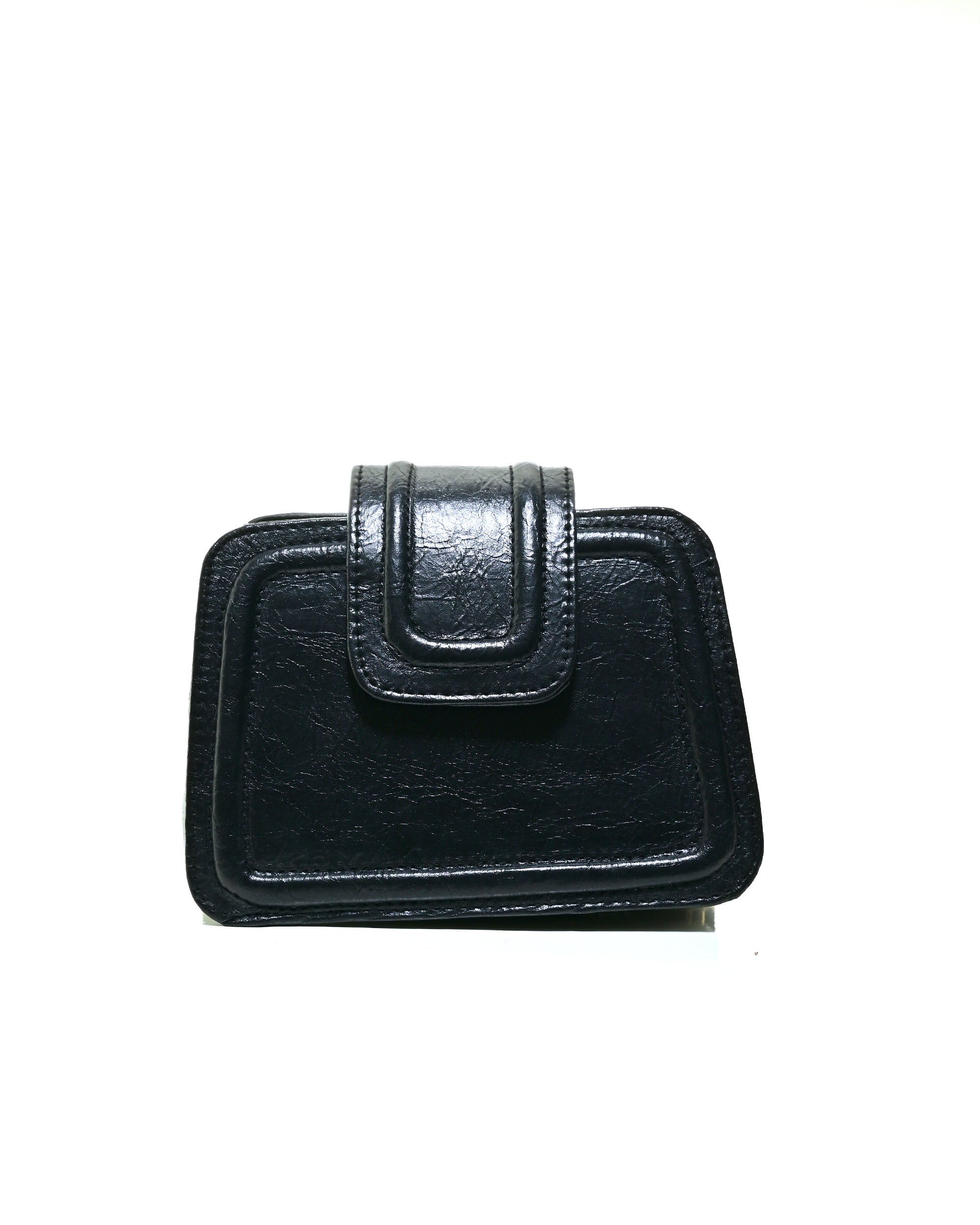 CRS019 - ELEGANT LEATHER HANDBAG & CROSSBODY BAG WITH 2 ZIP POCKETS