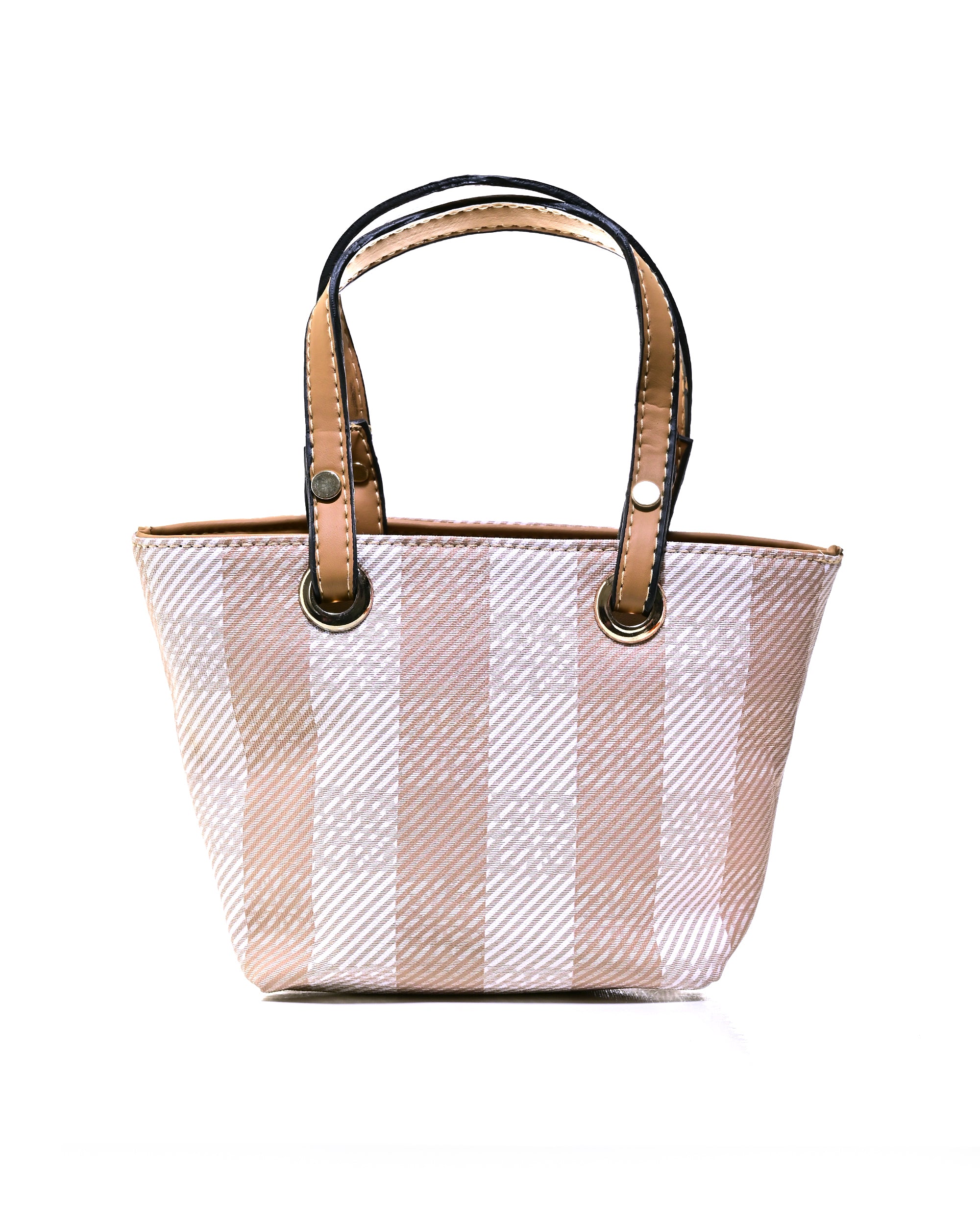 HND004 - WOMEN'S PLAID HANDBAG WITH DETACHABLE SHOULDER STRAP