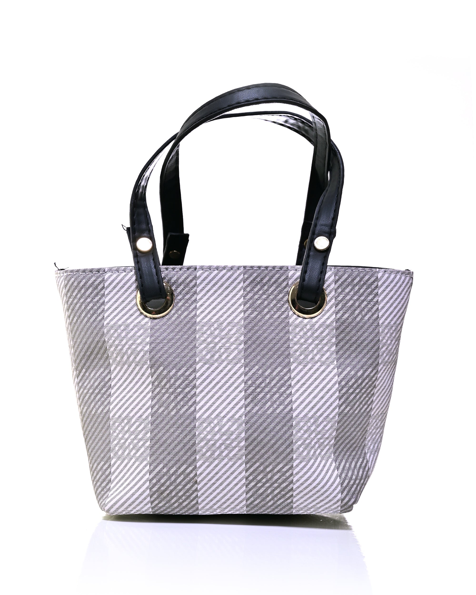 HND004 - WOMEN'S PLAID HANDBAG WITH DETACHABLE SHOULDER STRAP