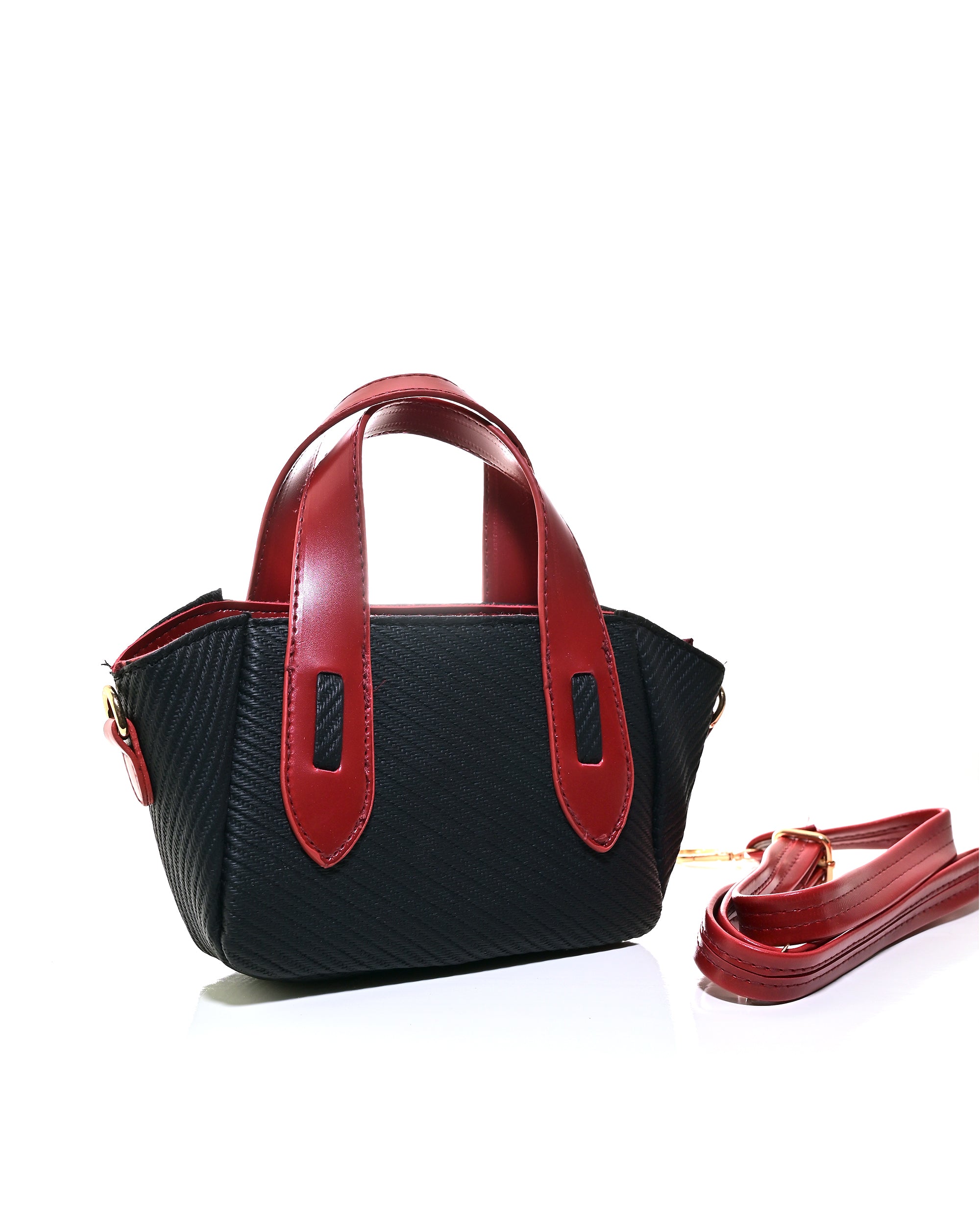 MIN001 - ELEGANT WOMEN'S MINI LEATHER HANDBAG & CROSSBODY BAG.