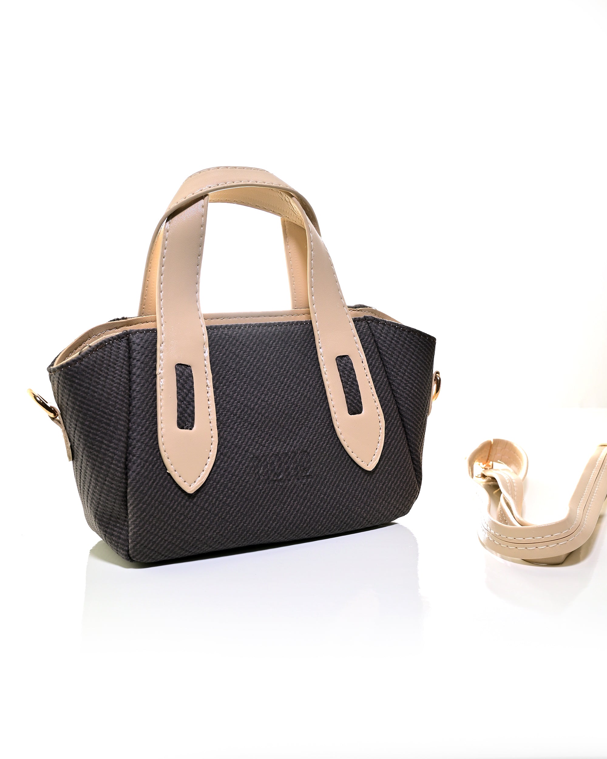 MIN001 - ELEGANT WOMEN'S MINI LEATHER HANDBAG & CROSSBODY BAG.