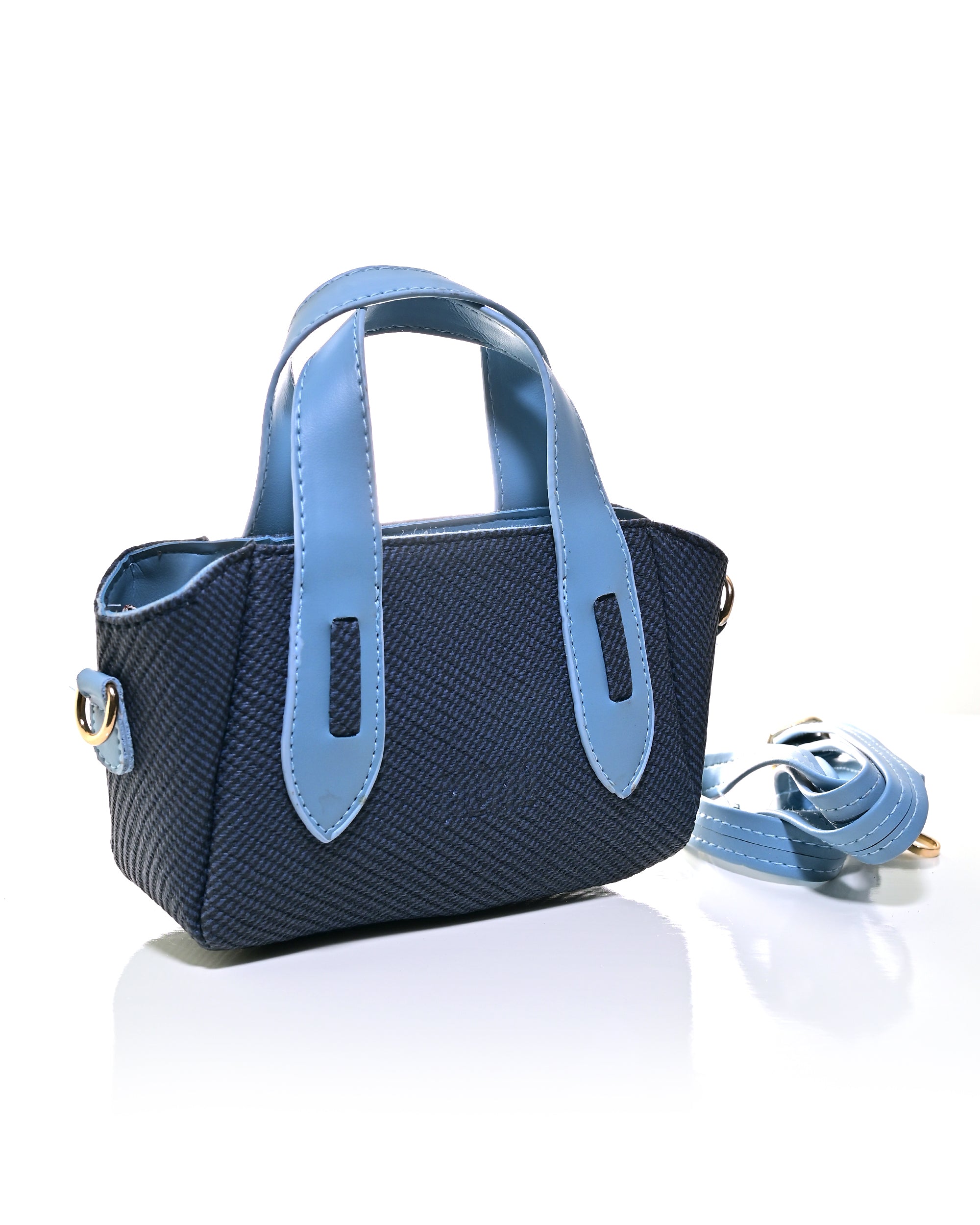 MIN001 - ELEGANT WOMEN'S MINI LEATHER HANDBAG & CROSSBODY BAG.