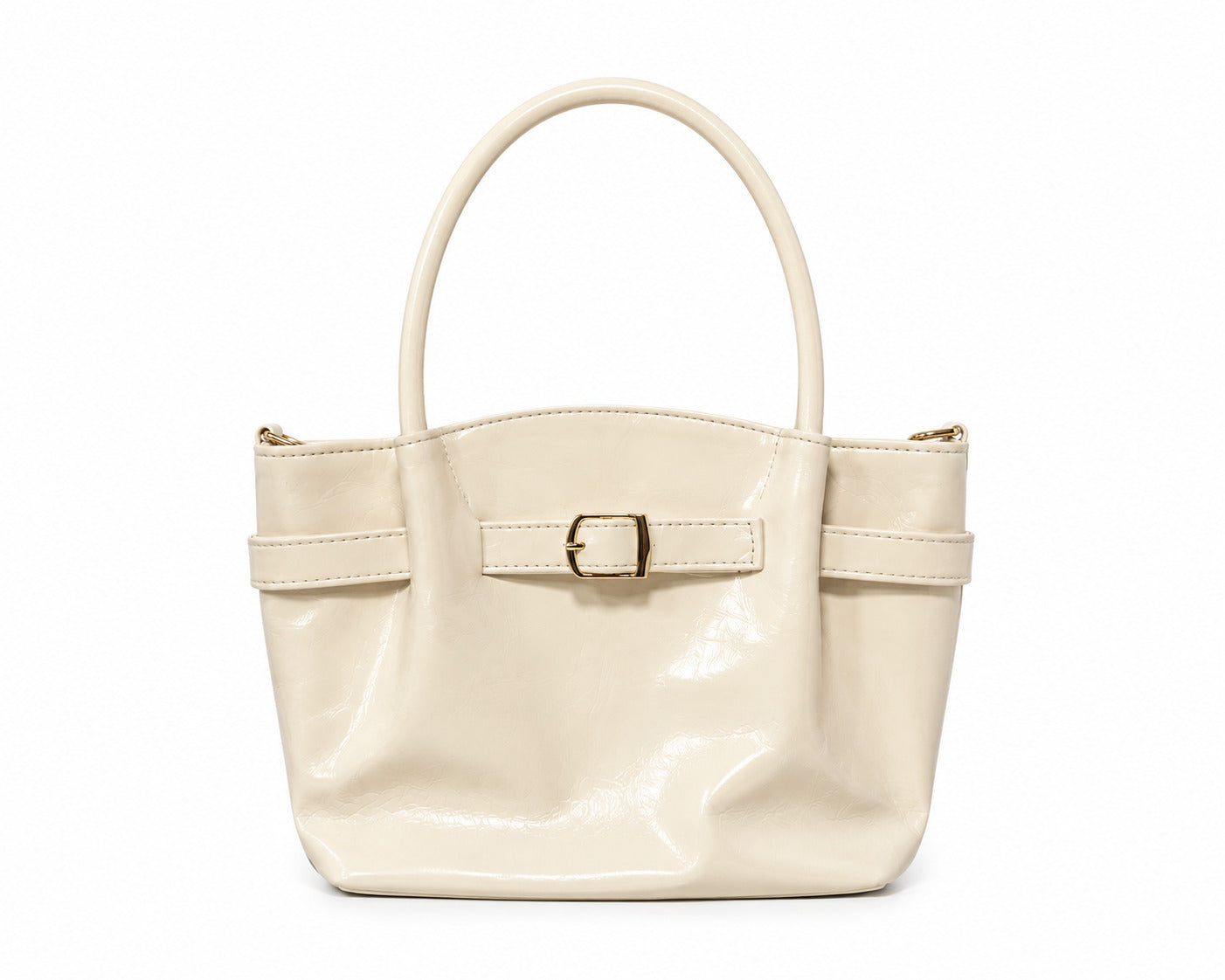 SLD005 - ELEGANT WOMEN'S LEATHER SHOULDER BAG WITH DETACHABLE STRAP.