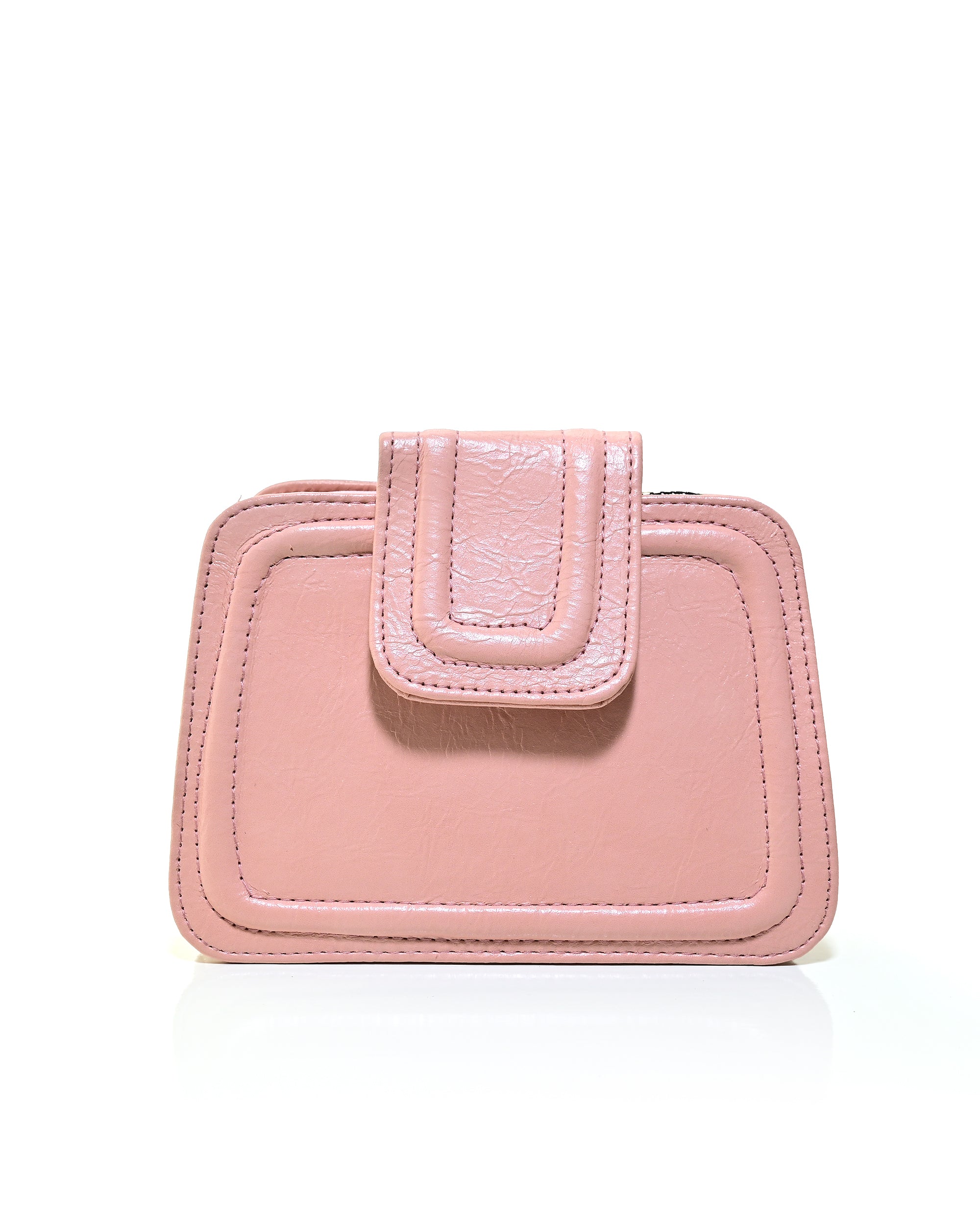 CRS019 - ELEGANT LEATHER HANDBAG & CROSSBODY BAG WITH 2 ZIP POCKETS