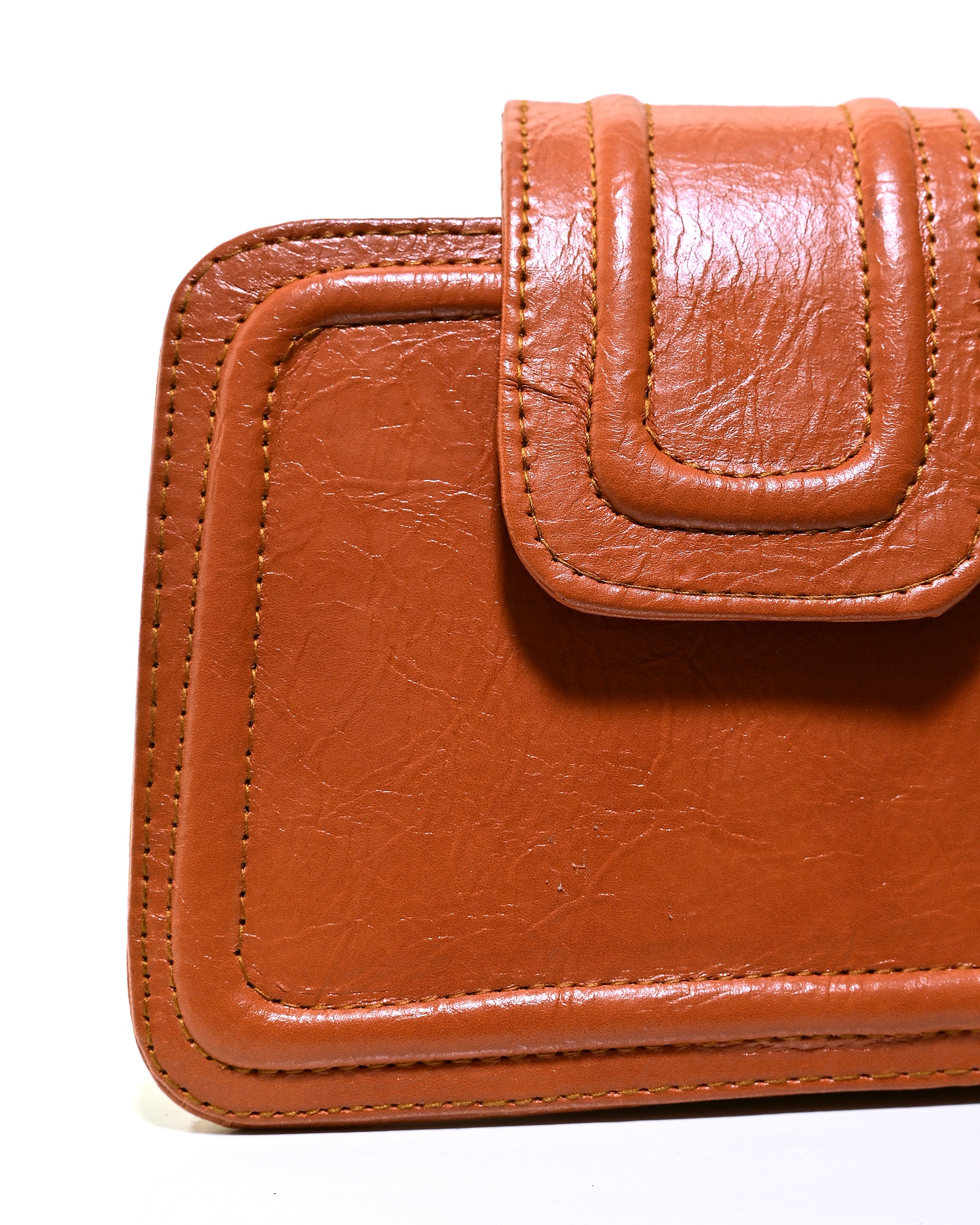 CRS019 - ELEGANT LEATHER HANDBAG & CROSSBODY BAG WITH 2 ZIP POCKETS