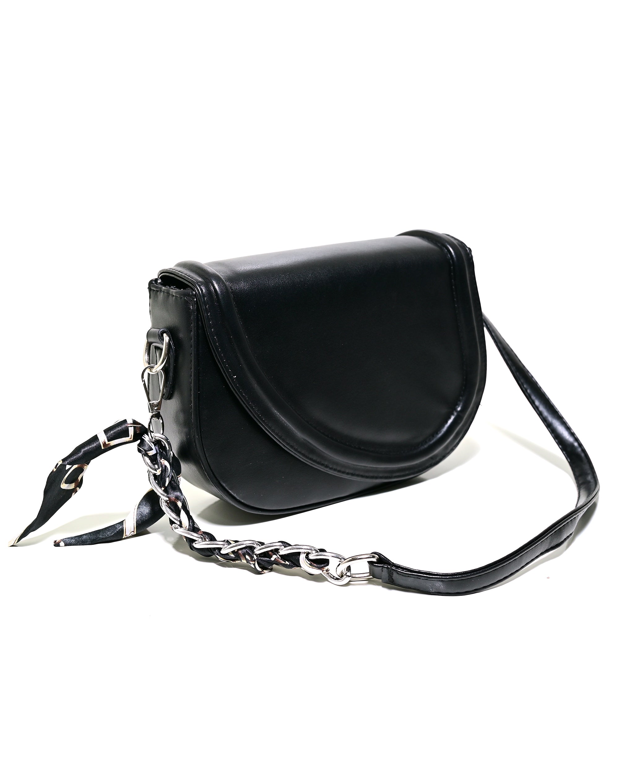 CRS022 - LEATHER HANDBAG & CROSSBODY BAG WITH BOW CHARM.