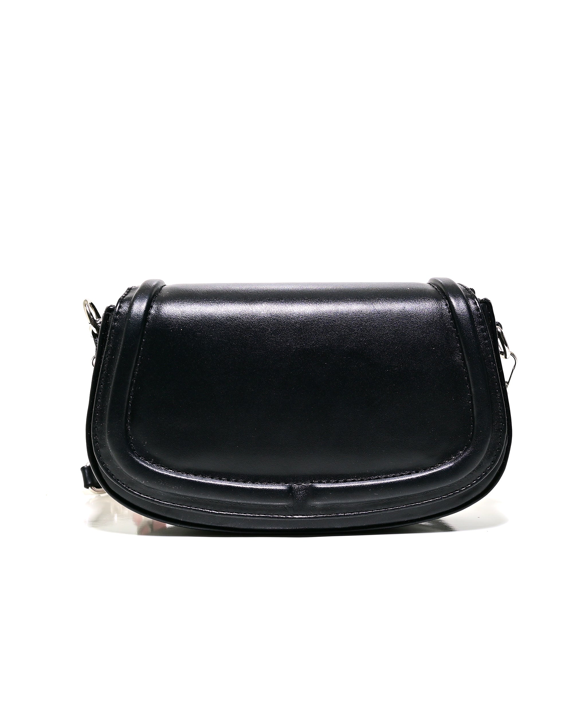 CRS022 - LEATHER HANDBAG & CROSSBODY BAG WITH BOW CHARM.