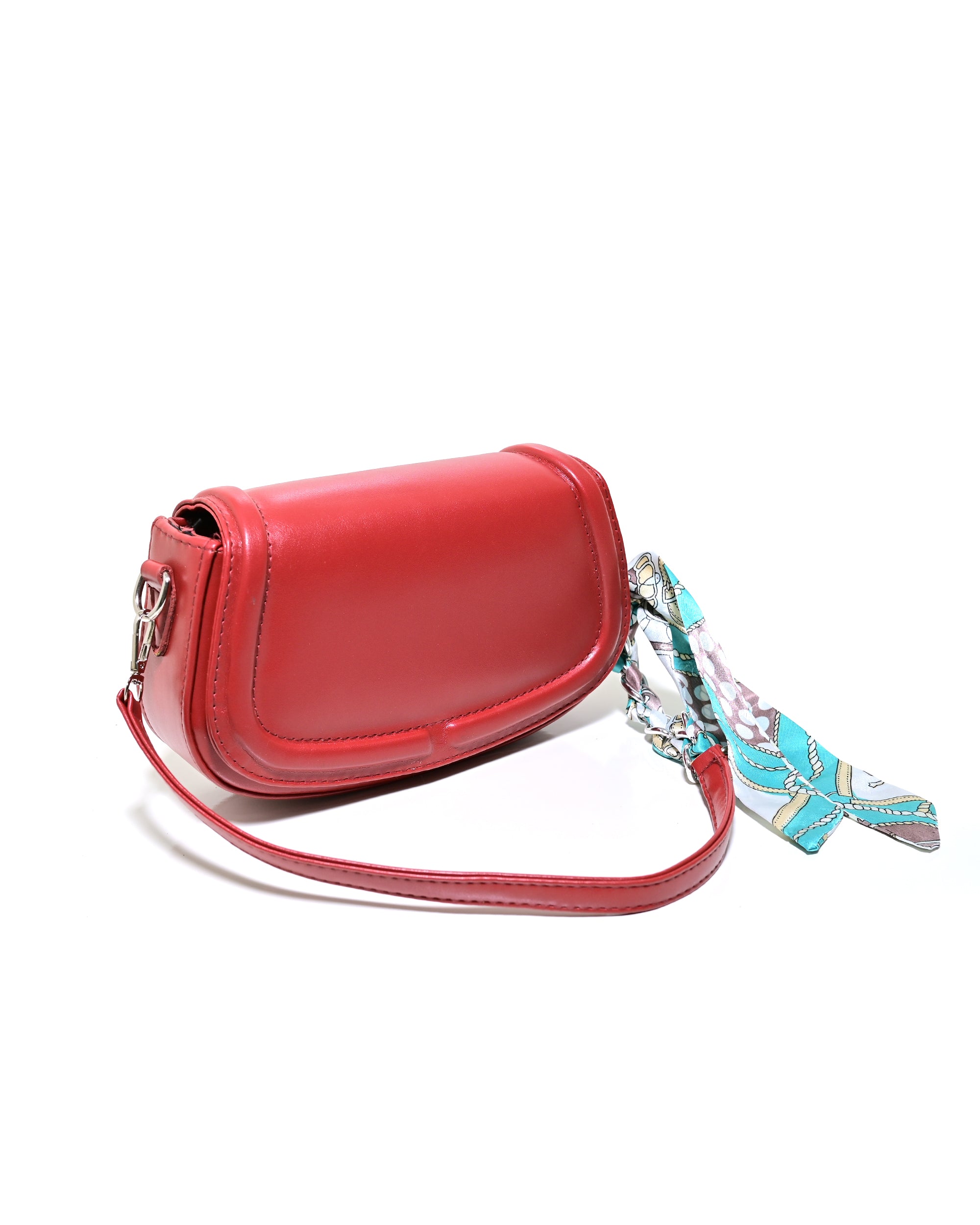 CRS022 - LEATHER HANDBAG & CROSSBODY BAG WITH BOW CHARM.