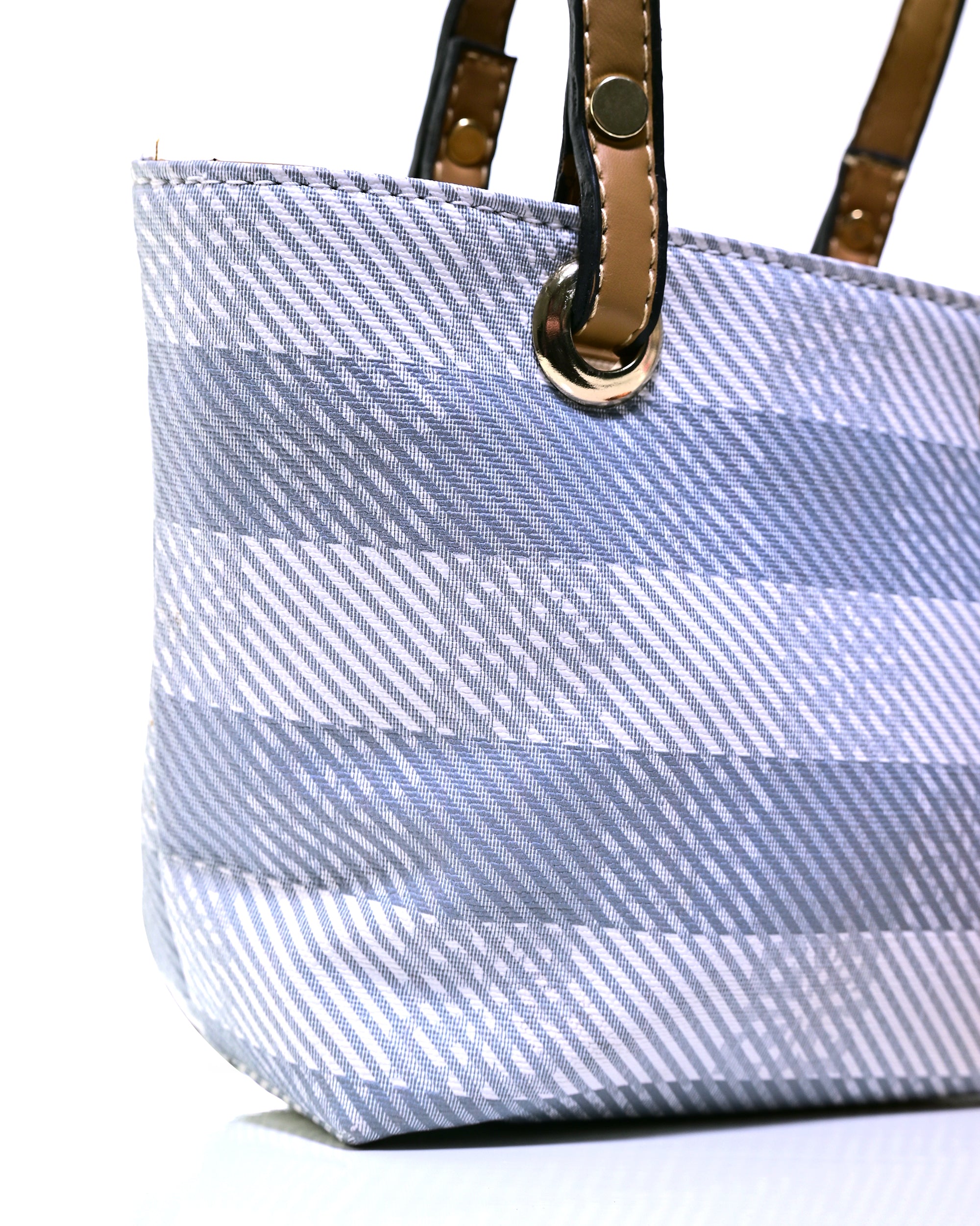 HND004 - WOMEN'S PLAID HANDBAG WITH DETACHABLE SHOULDER STRAP