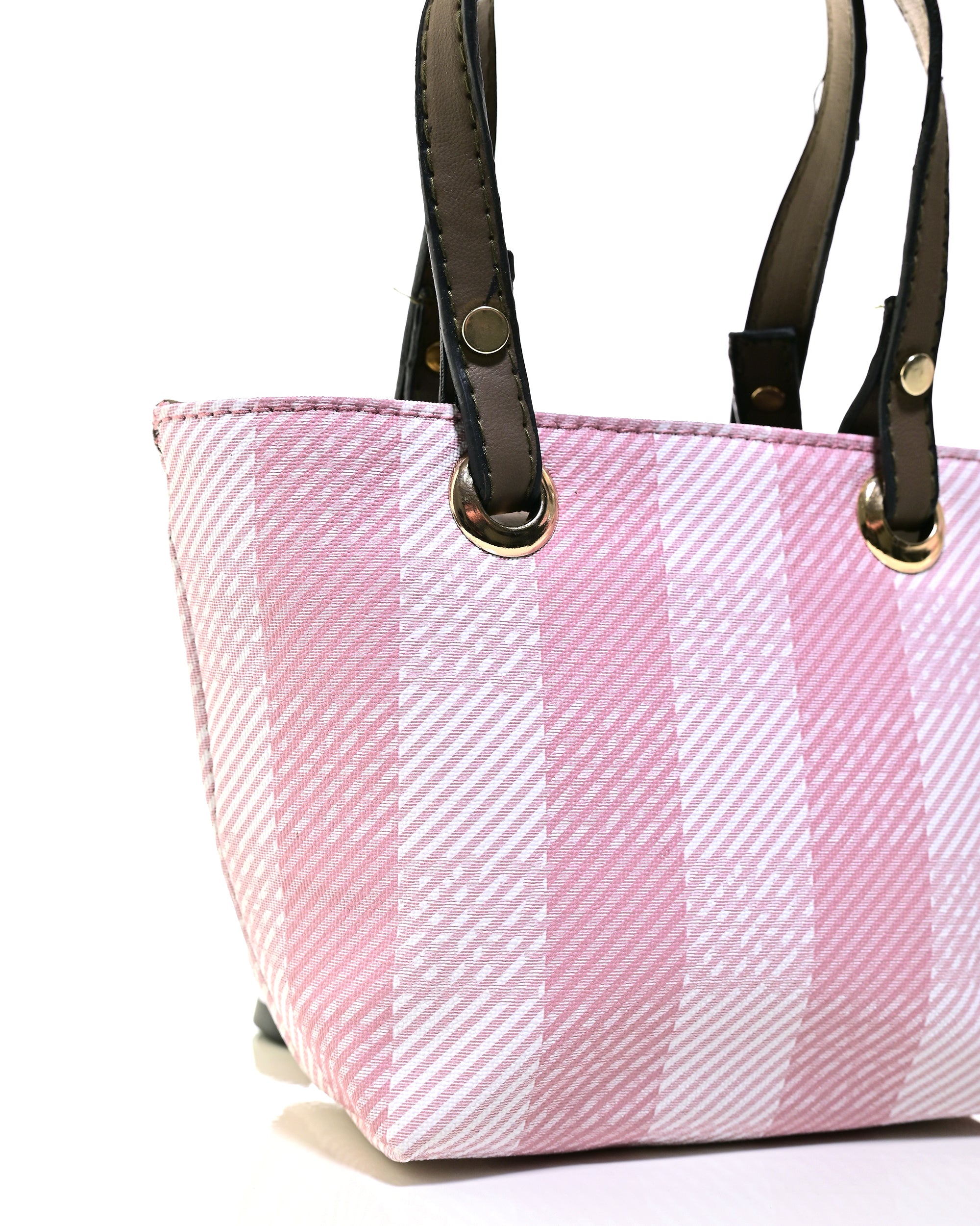 HND004 - WOMEN'S PLAID HANDBAG WITH DETACHABLE SHOULDER STRAP