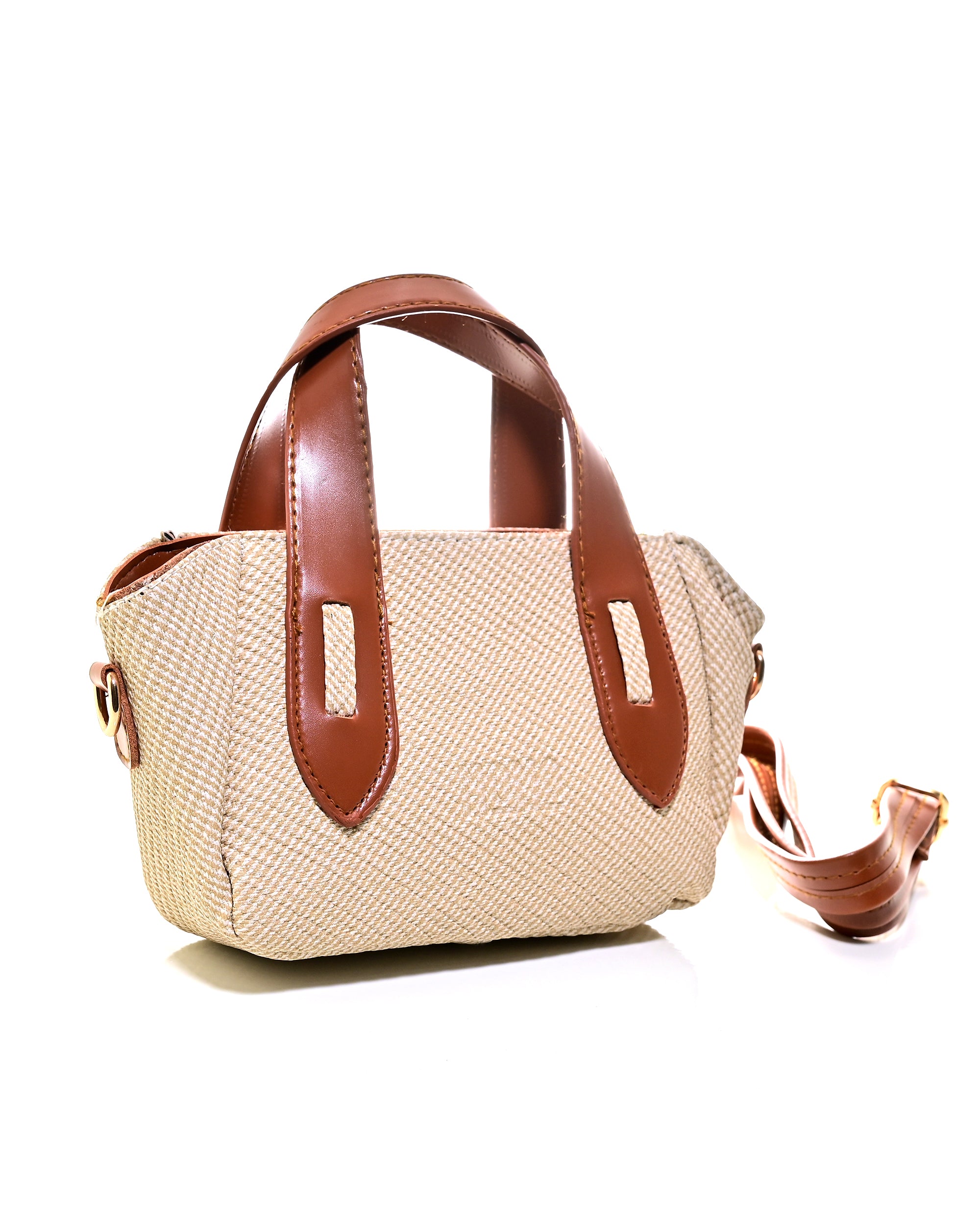 MIN001 - ELEGANT WOMEN'S MINI LEATHER HANDBAG & CROSSBODY BAG.