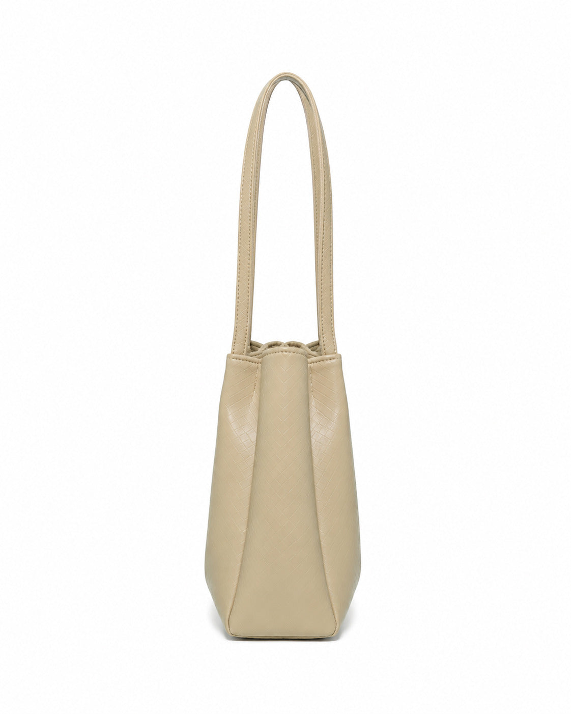 SLD007 - SPACIOUS WOMEN'S LEATHER SHOULDER BAG WITH MAGNETIC CLOSURE